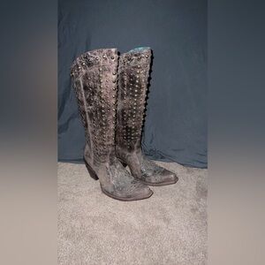 Corral Tall Boots with studs